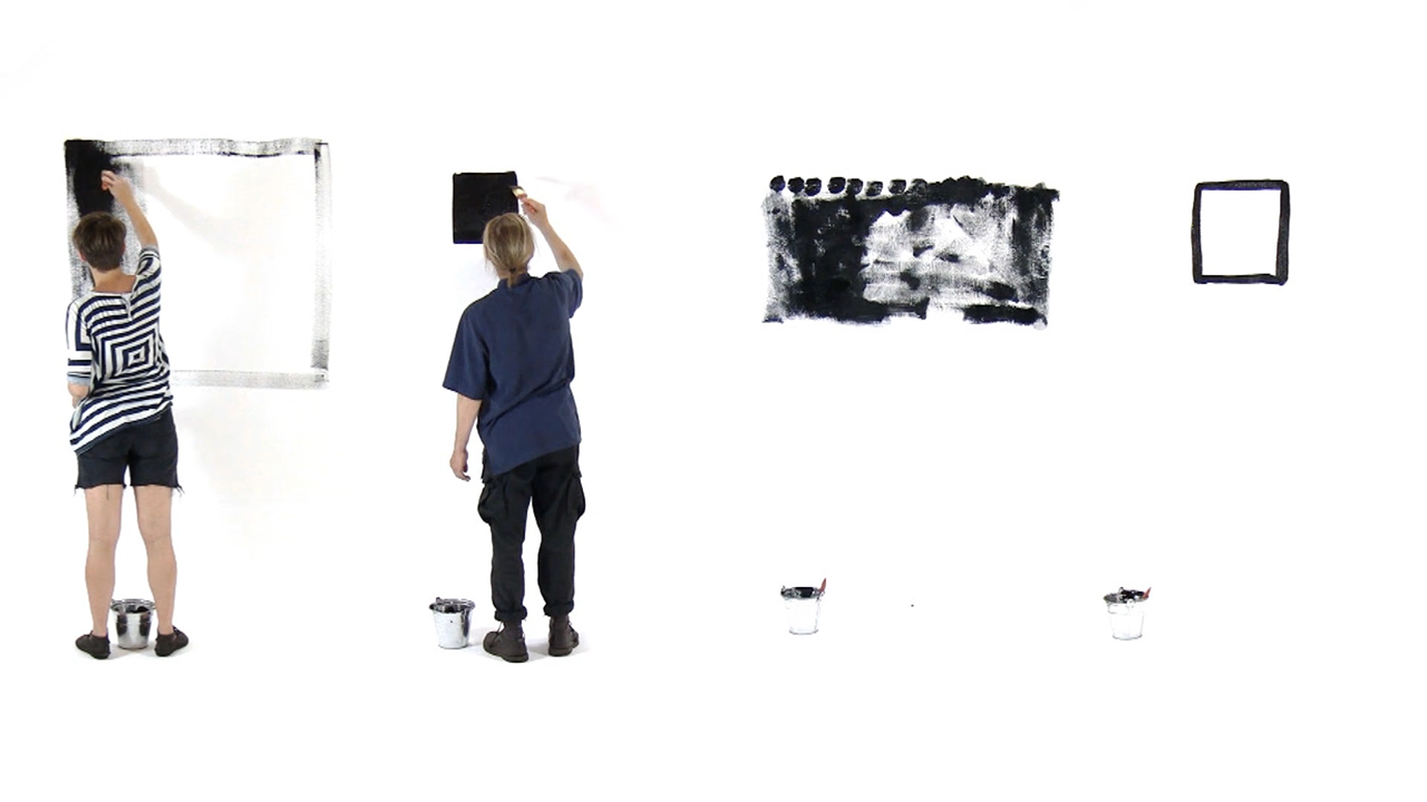 multiple black square